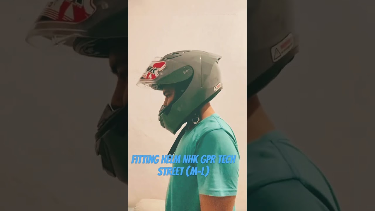 NHK GPR TECH STREET - Helmet fitting