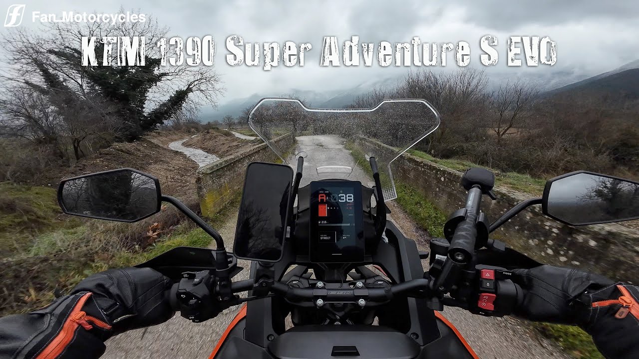Στρώνοντας το KTM 1390 Super Adventure S EVO στους 2-3 βαθμούς