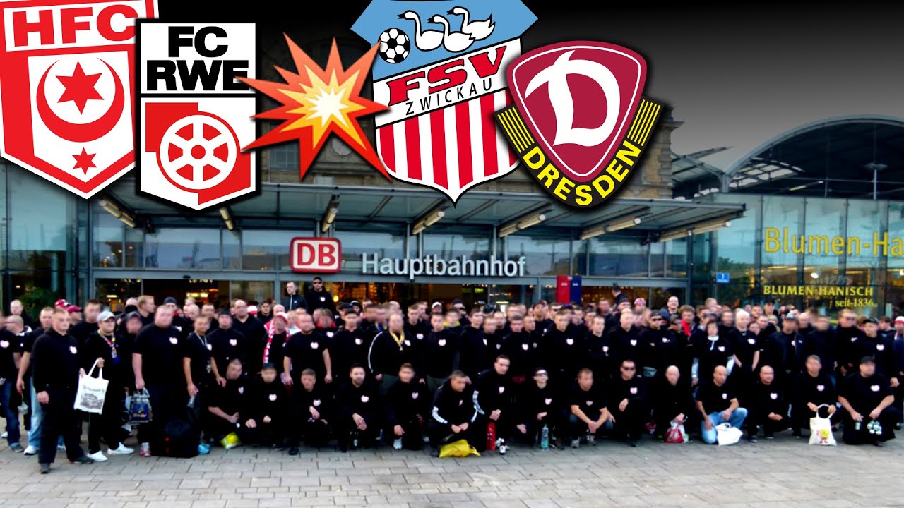 Zwickau & Dresden besuchen Halle & Erfurt vor der Kurve...