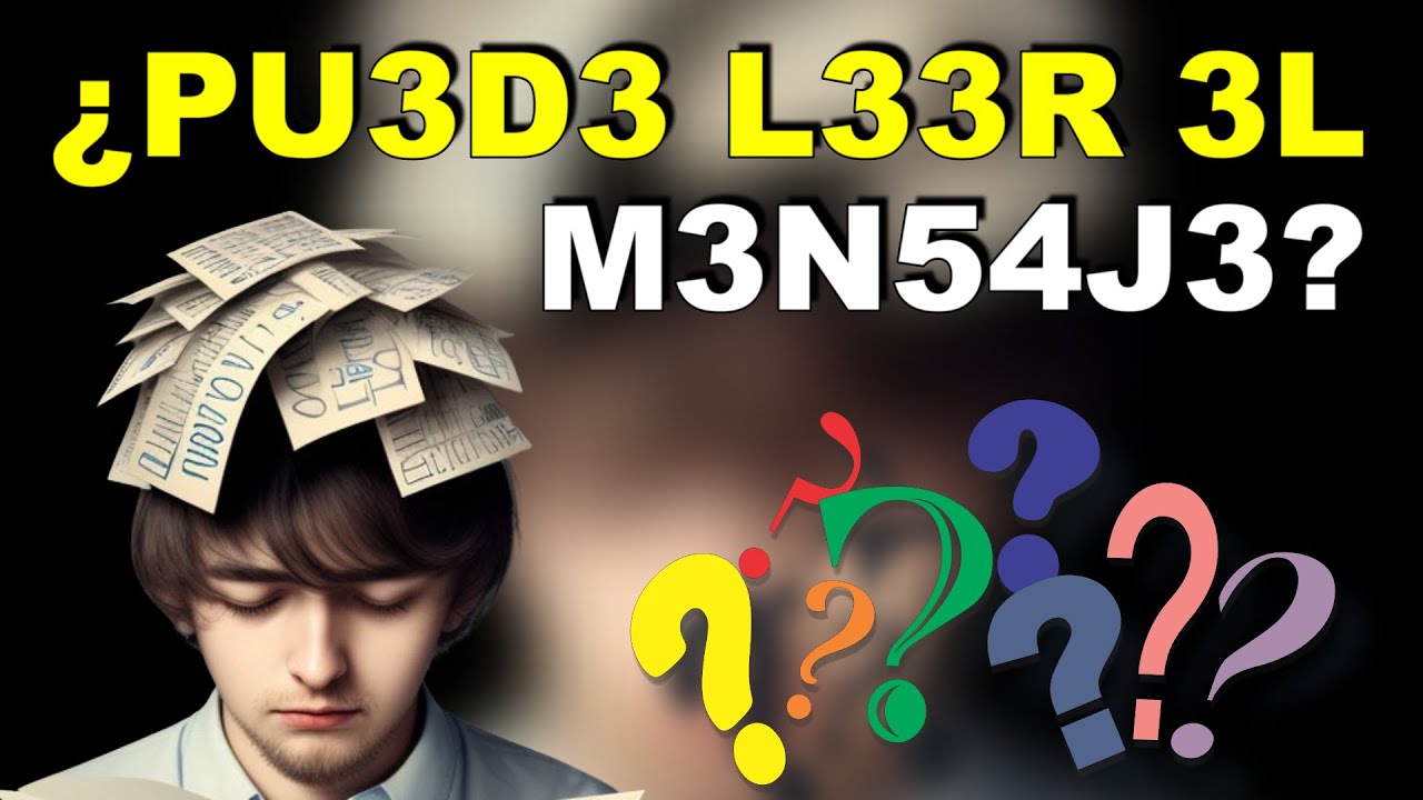 🧐51...LEE MENSAJES CON LETRAS Y NÚMEROS / RETA A TU CEREBRO