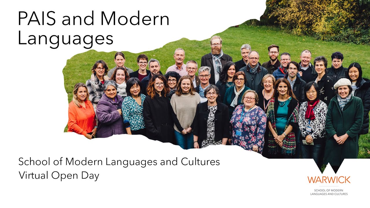 PAIS and Modern Languages - School of Modern Languages and Cultures - University of Warwick