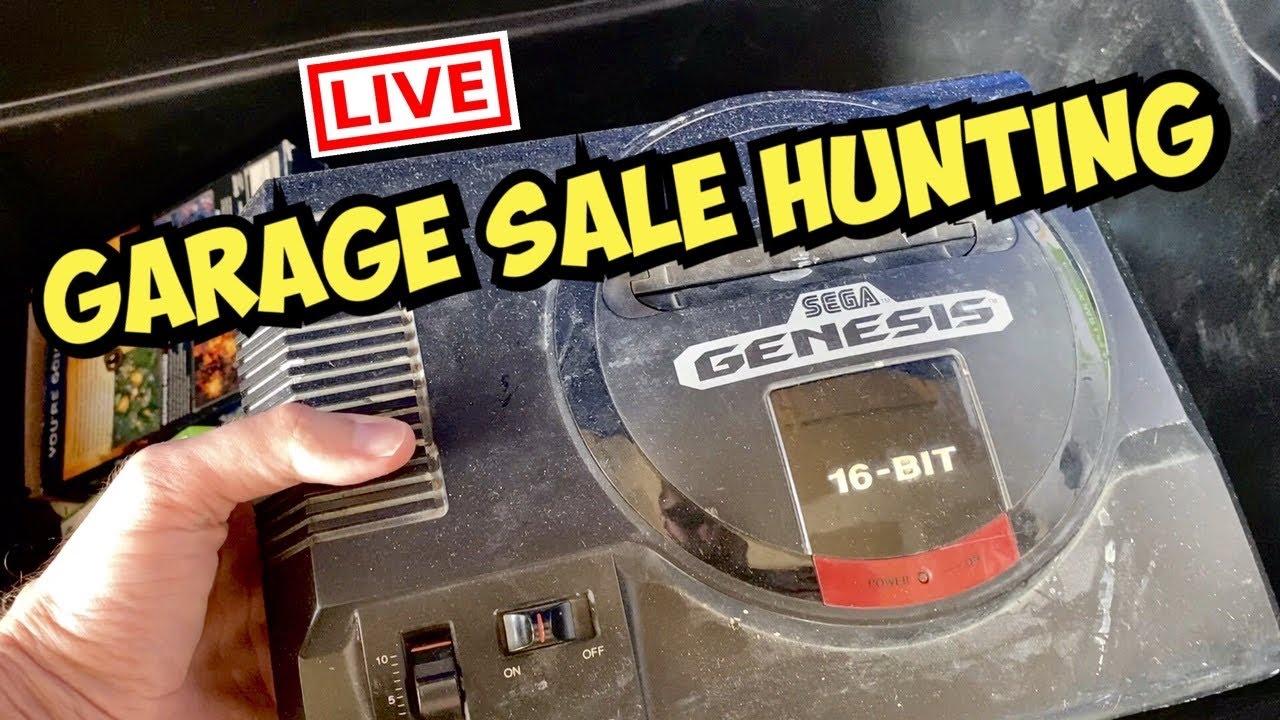 Garage Sale Hunting - Video Game Consoles: Sega Genesis, SNES, N64, PS2 | 80’s Collectibles, etc.