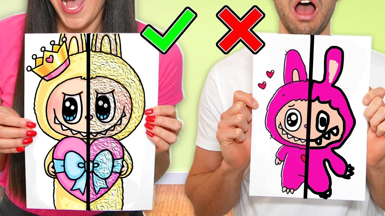 DISEGNA BENE I LABUBU PER VINCERE 100€