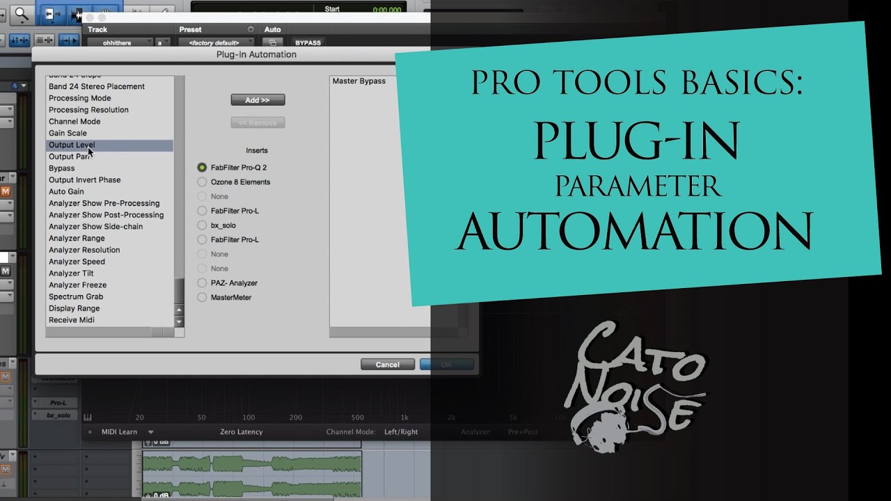 Pro Tools Basics: Automating Plug-in Parameters