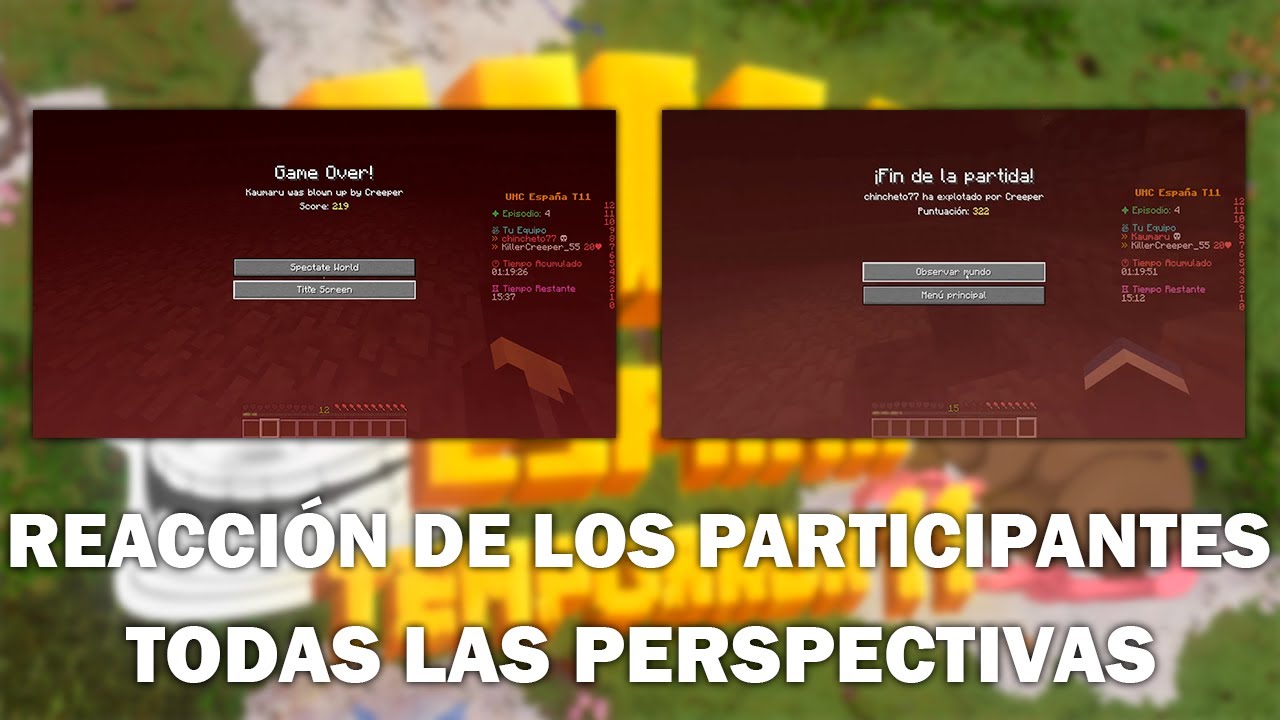 REACCIÓN DE LOS PARTICIPANTES TRAS LAS MUERTES DE KAUMARU Y CHINCHETO EN UHC ESPAÑA T11 | CAP 4