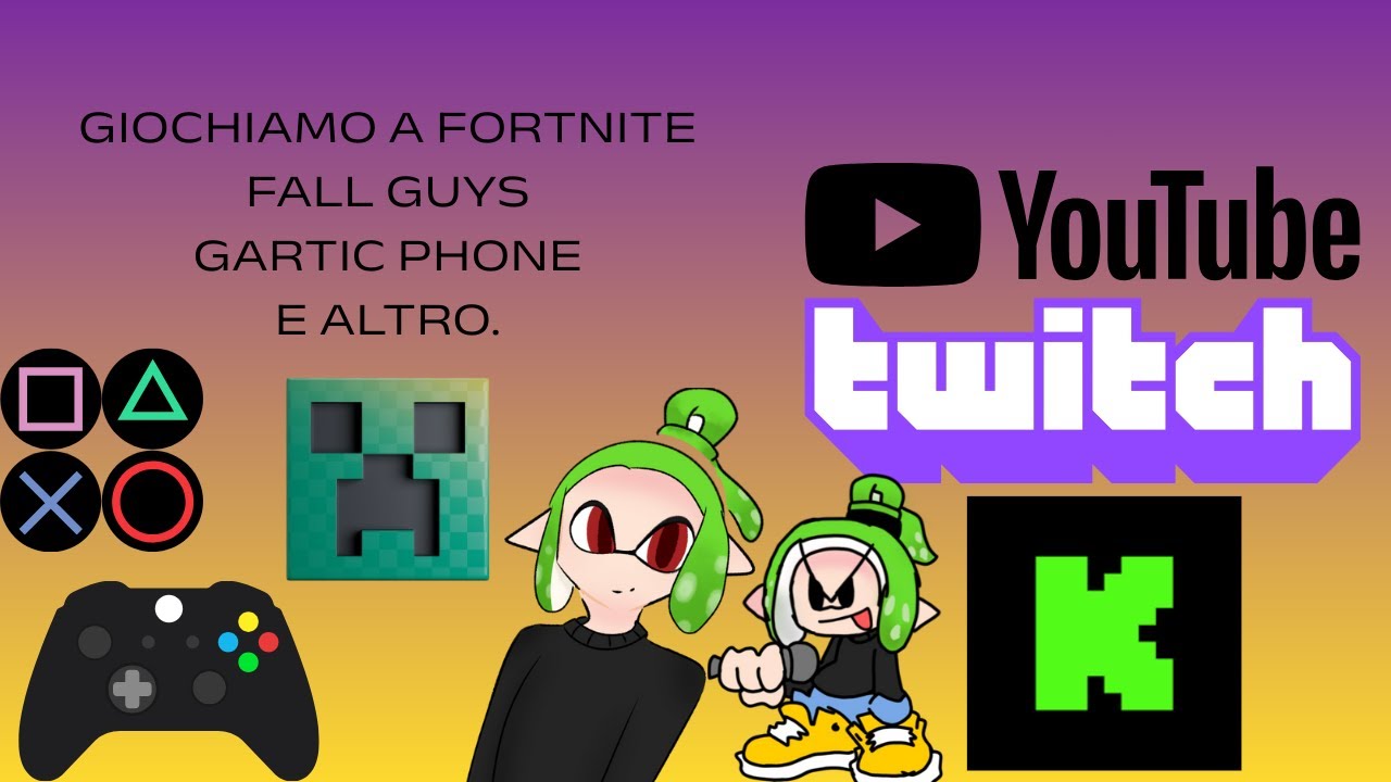 GIOCHIAMO A TUTTI I GIOCHI, FORTNITE, FALL GUYS, GARTIC PHONE, E ALTRO - LIVE VIDEOGAMES ITA