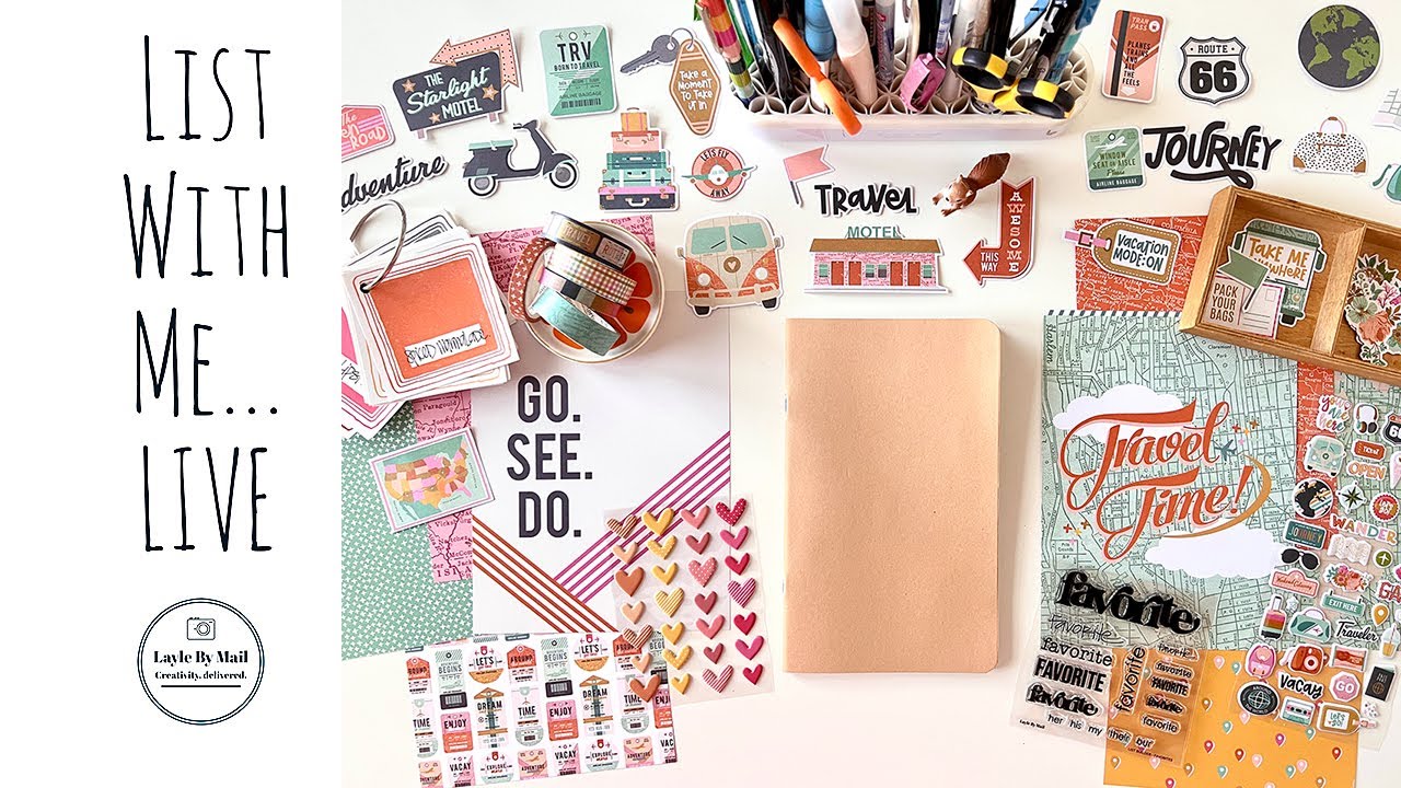 List With Me… LIVE, Traveler’s Notebook Style 8.13.22