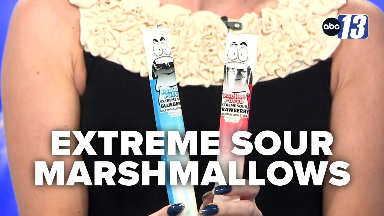 News anchors try sour marshmallows