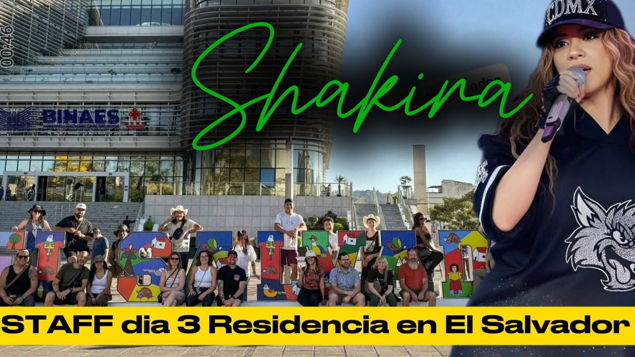 STAFF dia 3 Residencia de Shakira minuto a minuto 