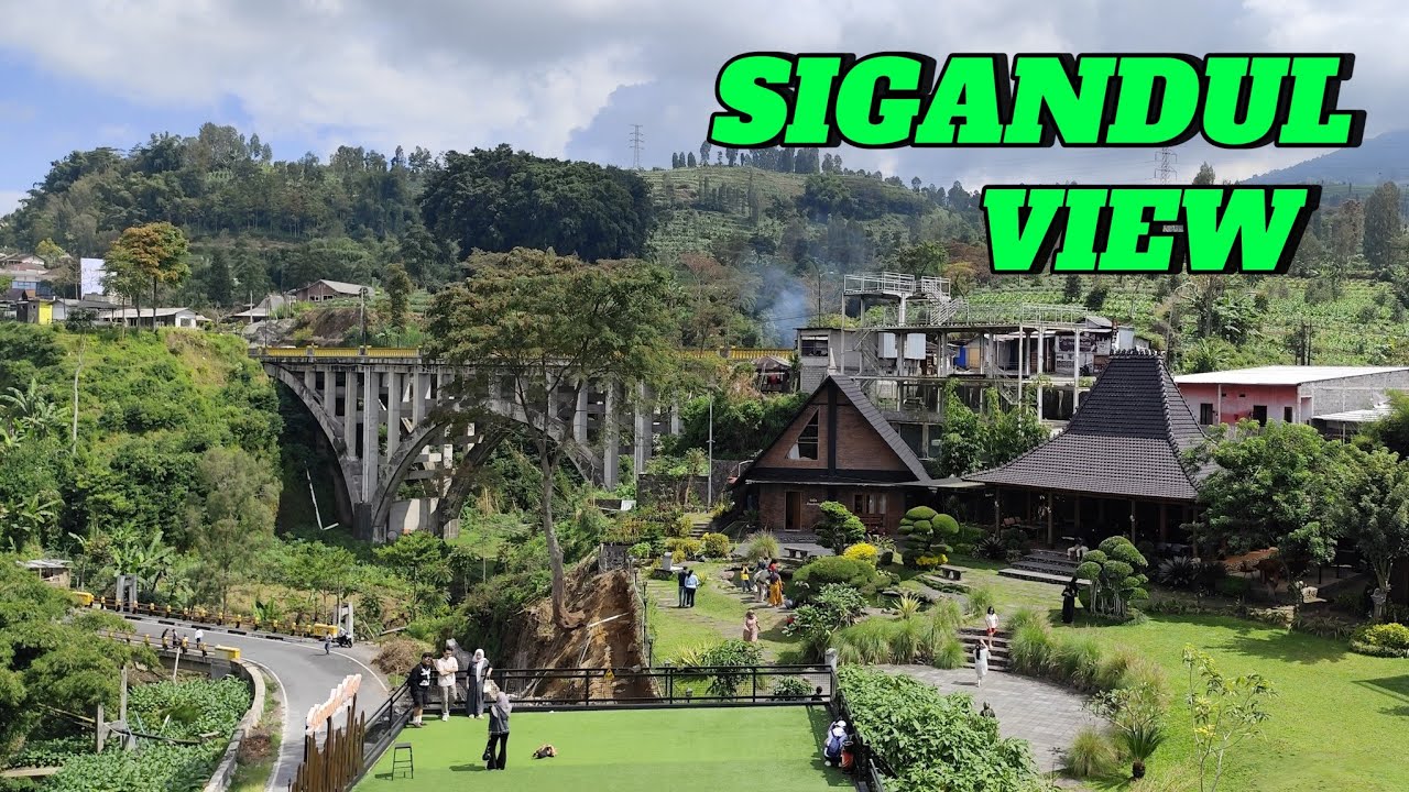 SIGANDUL VIEW  DI ANTARA GUNUNG SUMBING DAN SINDORO@sudibyocell @Sudebyokarnaval 