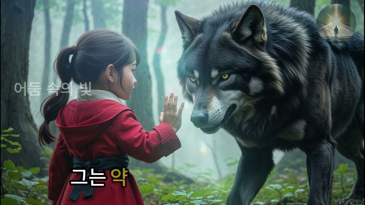 소녀가 거대 늑대개를 구했는데, DNA 결과가 충격적인 사실을!