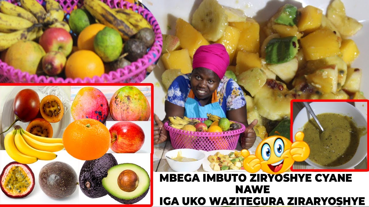 Macedoine y'imbuto ,dore uko itegurwa // Amakosa akorwa mu kurya IMBUTO