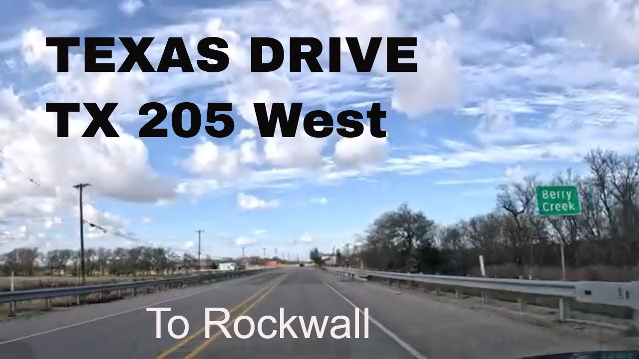 Texas Drive: TX 205 West from McLendon-Chisholm to Rockwall