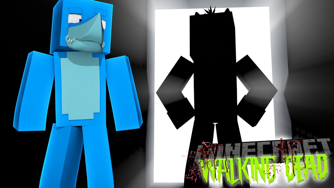 Minecraft THE WALKING DEAD - SCUBA STEVE AND SHARKY REUNITED !!!