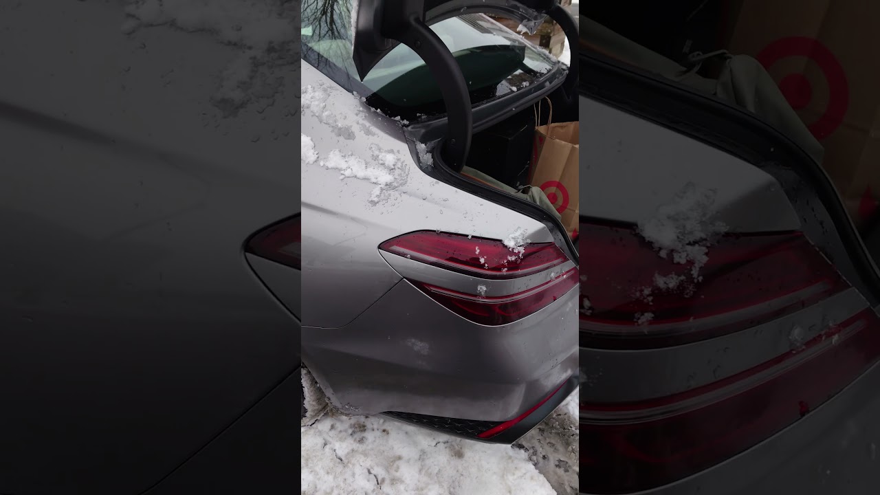 GENESIS G70 Has a wet trunk issue