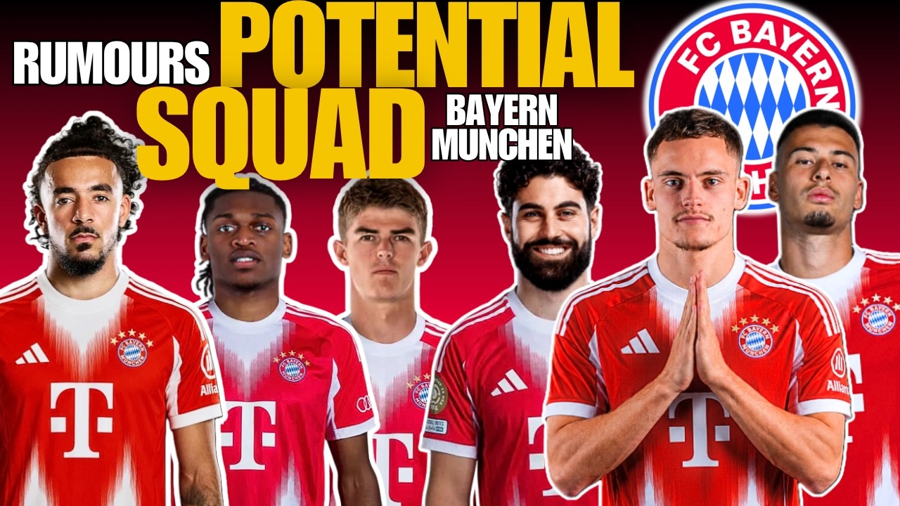 Potencjalny skład FC Bayern M&uuml;nchen 2026-27 | Plotki transferowe na kolejne okienko - KADRA FC Ba...