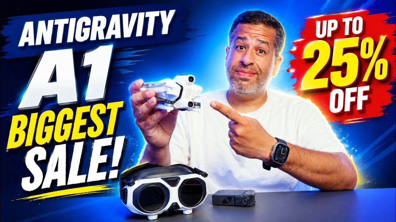 ANTIGRAVITY A1: Дни больших скидок &mdash; первый дрон с камерой 360 и разрешением 8K!