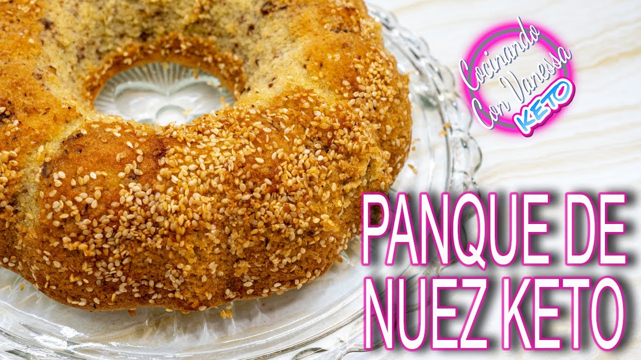 PANQUE DE NUEZ KETO SUPER DELICIOSO Y MUY FACIL DE PREPARAR PARA BAJAR DE PESO