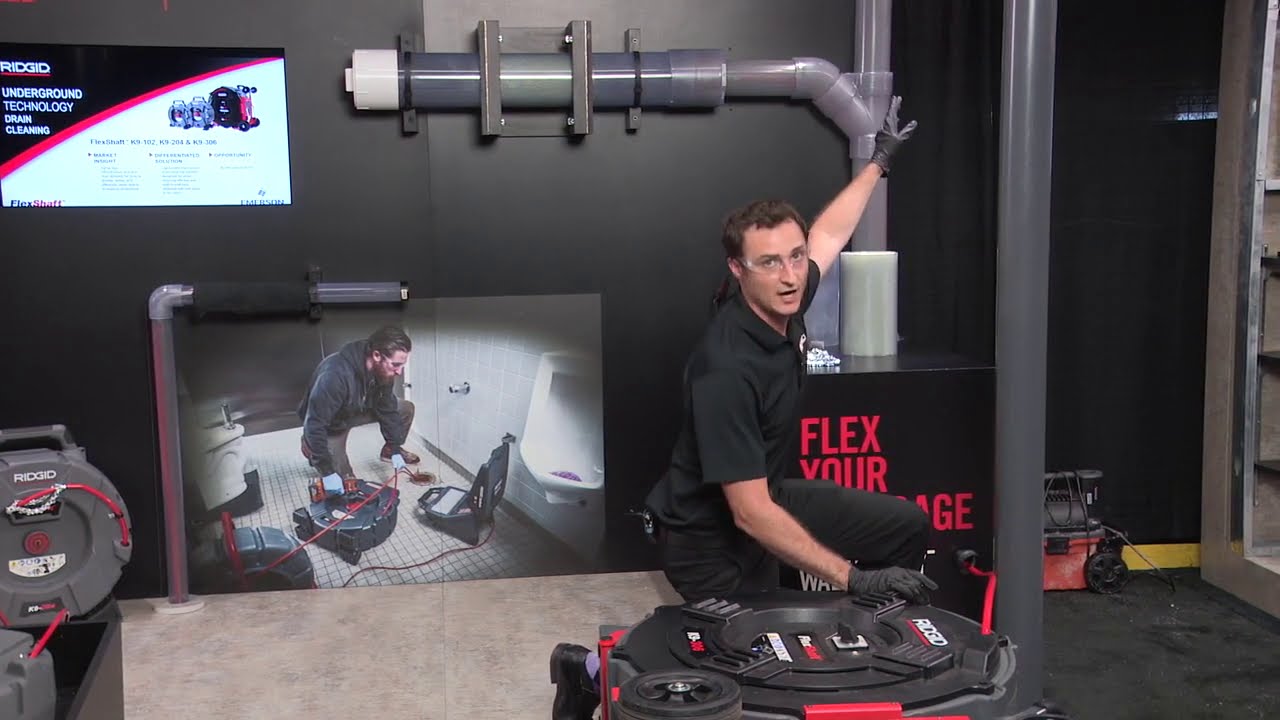 RIDGID® K9-306 FlexShaft® Machine Overview
