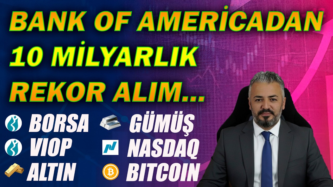 BORSA ZİRVE TAZELEDİ | ALTIN ve GÜMÜŞE DİKKAT | #borsa #viop #altın #gümüş #nasdaq #bitcoin