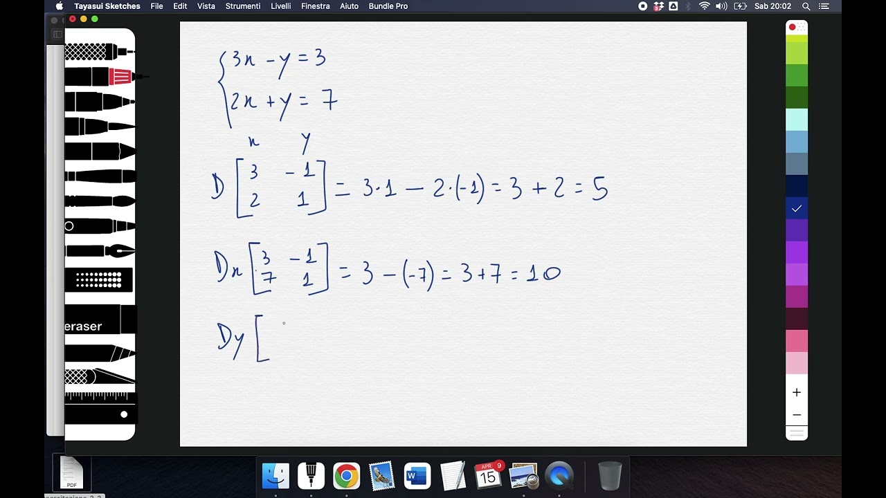 Svolgimento Simulazione Verifica di Matematica sui SISTEMI LINEARI - Esercizi Svolti