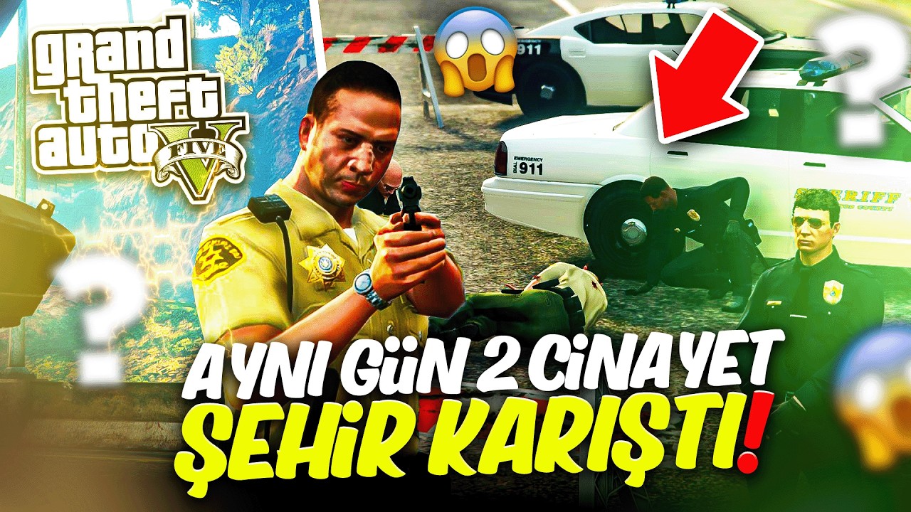 GTA 5 HAYDAR İLE POLİSİYE !! AYNI G&Uuml;N 2 CİNAYET ŞEHİR KARIŞTI !!! #87
