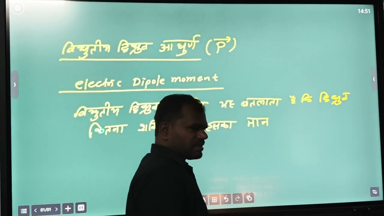 Class 12th Physics | द्विध्रुव आघूर्ण (Electric Dipole Moment) आसान भाषा में | Board Exam 2026