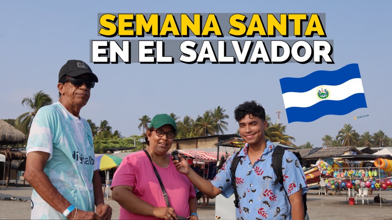 ASI EMPEZARON LAS VACACIONES DE SEMANA SANTA EN EL SALVADOR 🇸🇻 PLAYA EL CUCO, SAN MIGUEL