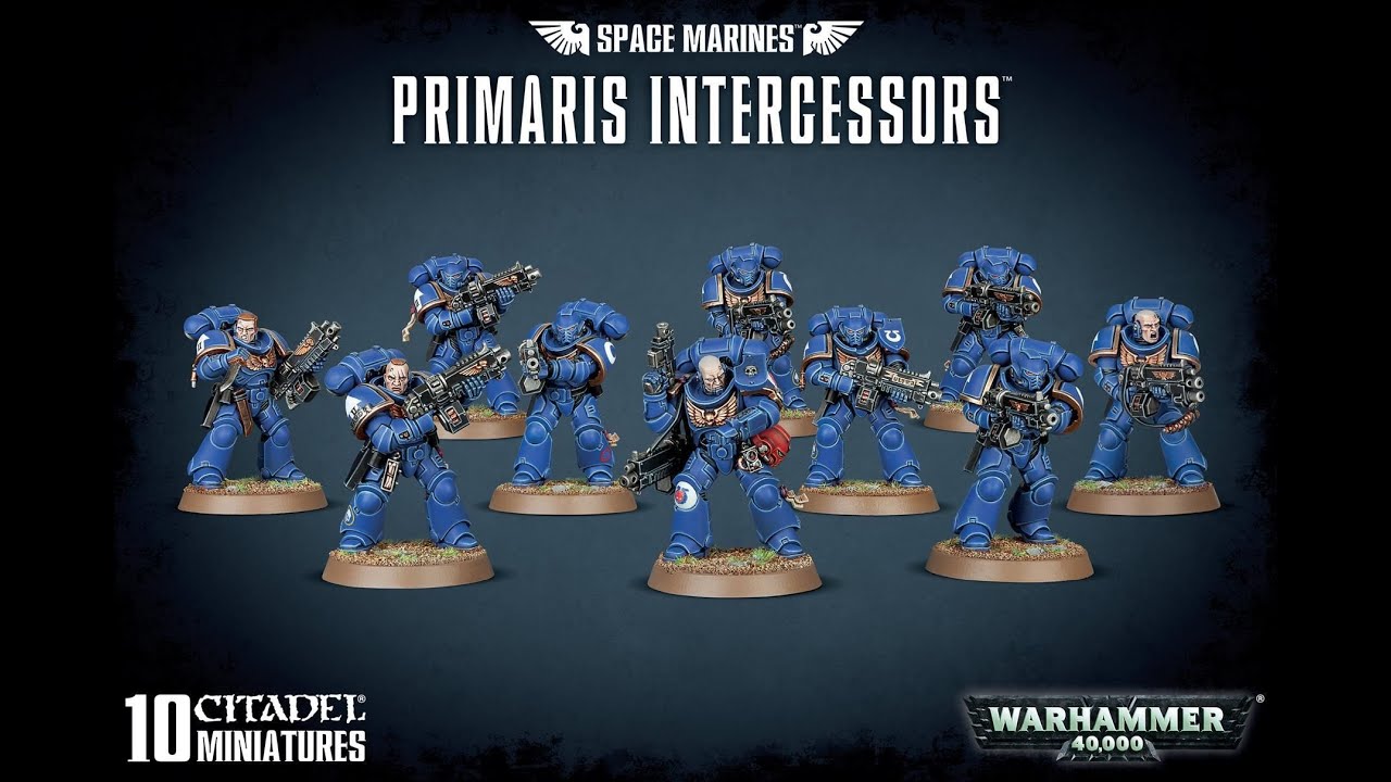 Games workshop  : Primaris Intercessors : Warhammer 40K : In Box Review