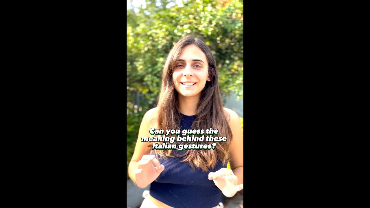 Do you know these Italian hand gestures?