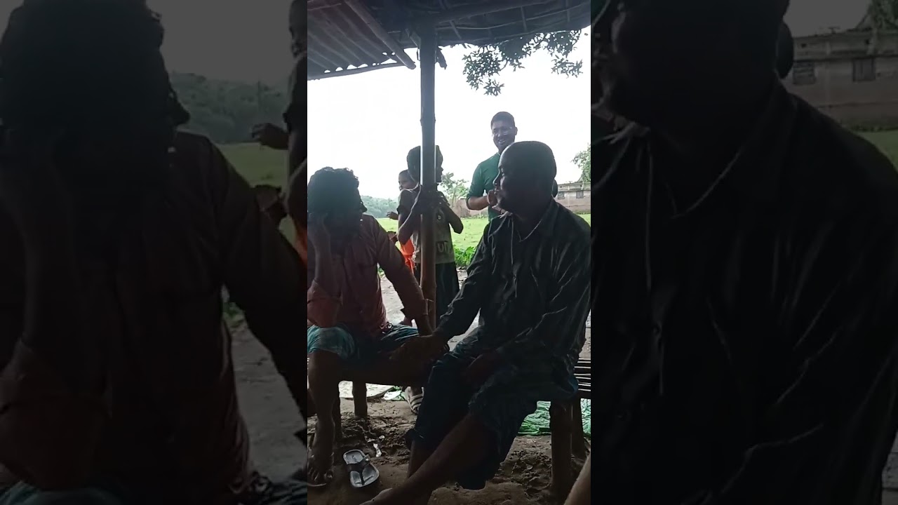 Little boy argument with tea stall