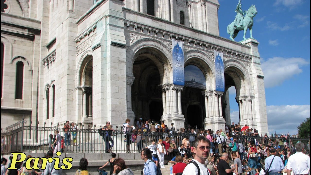 Our Trip to France 2010 - Part 3 (Paris - Montmartre, Sacre Coeur Basilica, Eiffel Tower at night)
