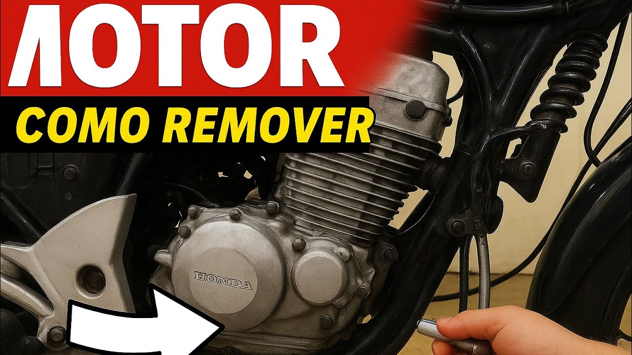 COMO REMOVER O MOTOR DA CB 300 DO CHASSI 😓
