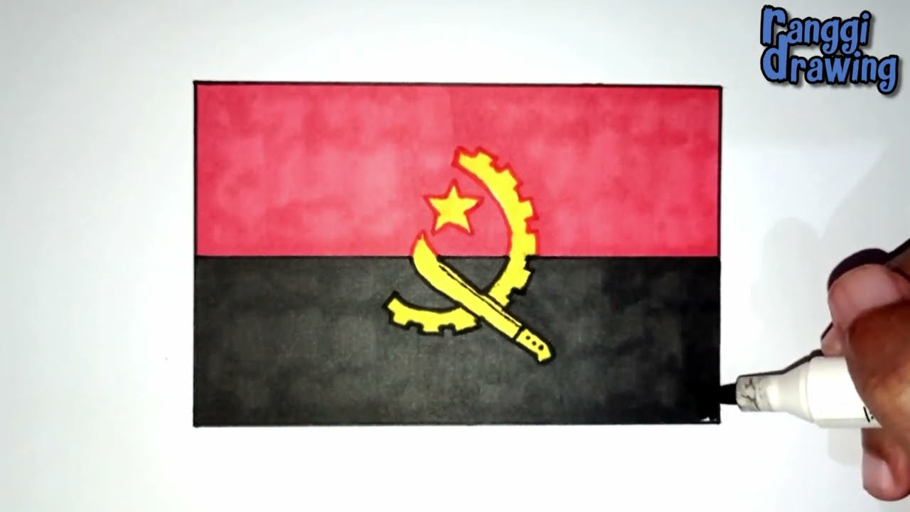 How to Draw The Flag of Angola