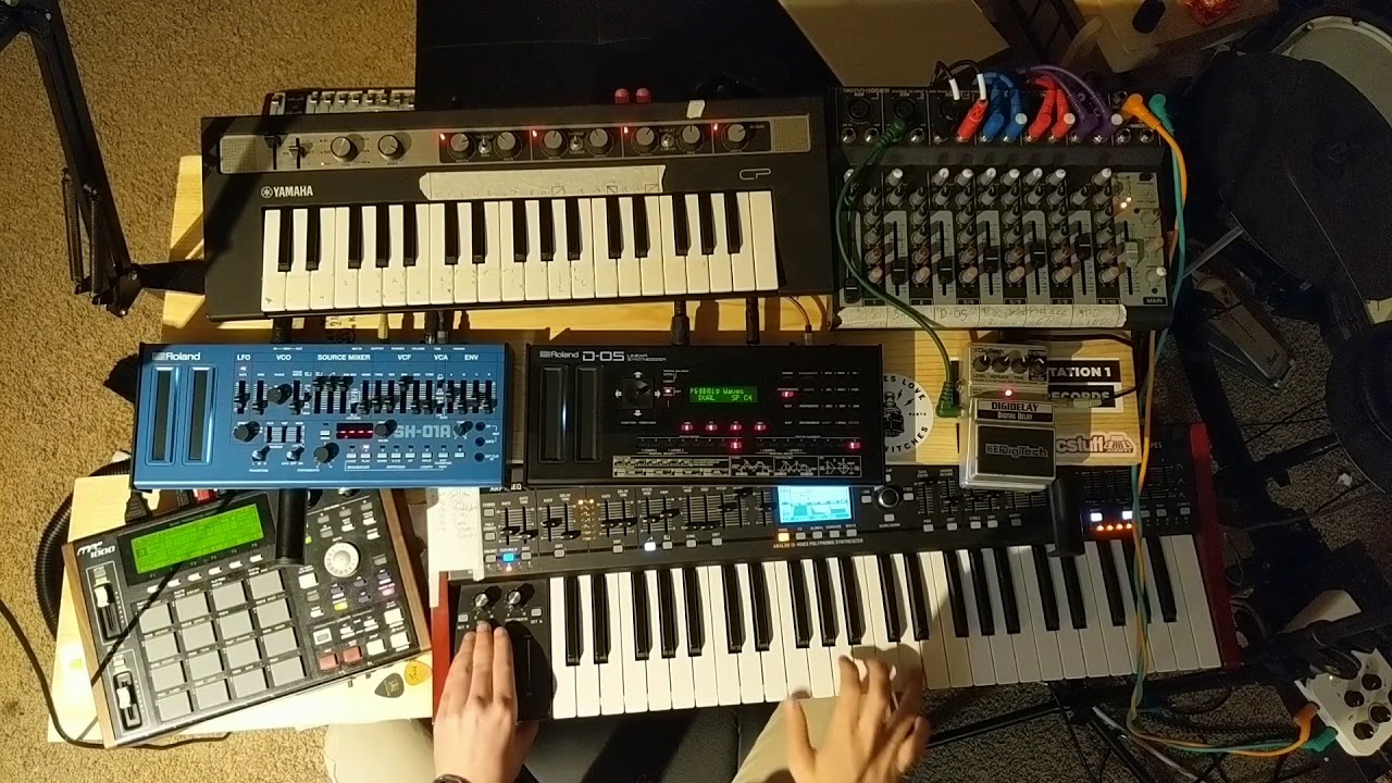 Hardware Synth Setup \\ Moody & Ambient Sketch