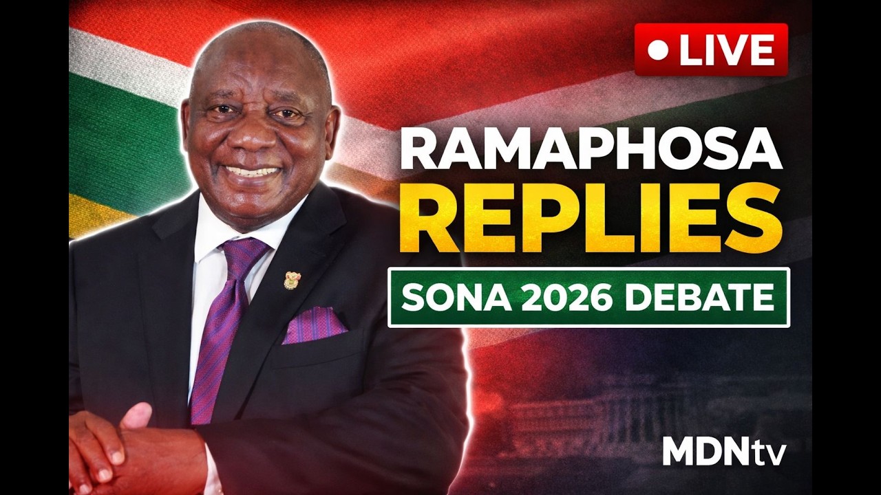 RAMAPHOSA DELIVERS SONA 2026 DEBATE REPLY LIVE | PARLIAMENT CAPE TOWN