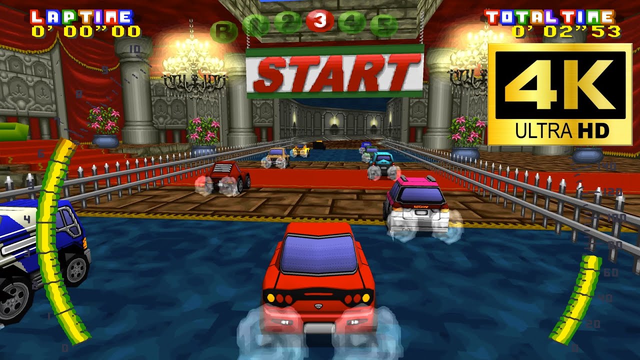 PS1を「4K」で蘇らせる!【チョロQ3】スプリントレースで優勝目指す!w ChoroQ3 4K 60FPS #2