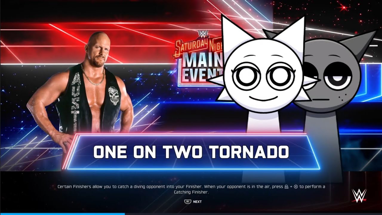 Stone Cold Steve Austin vs Wenda y Gray WWE2K25 Sprunki