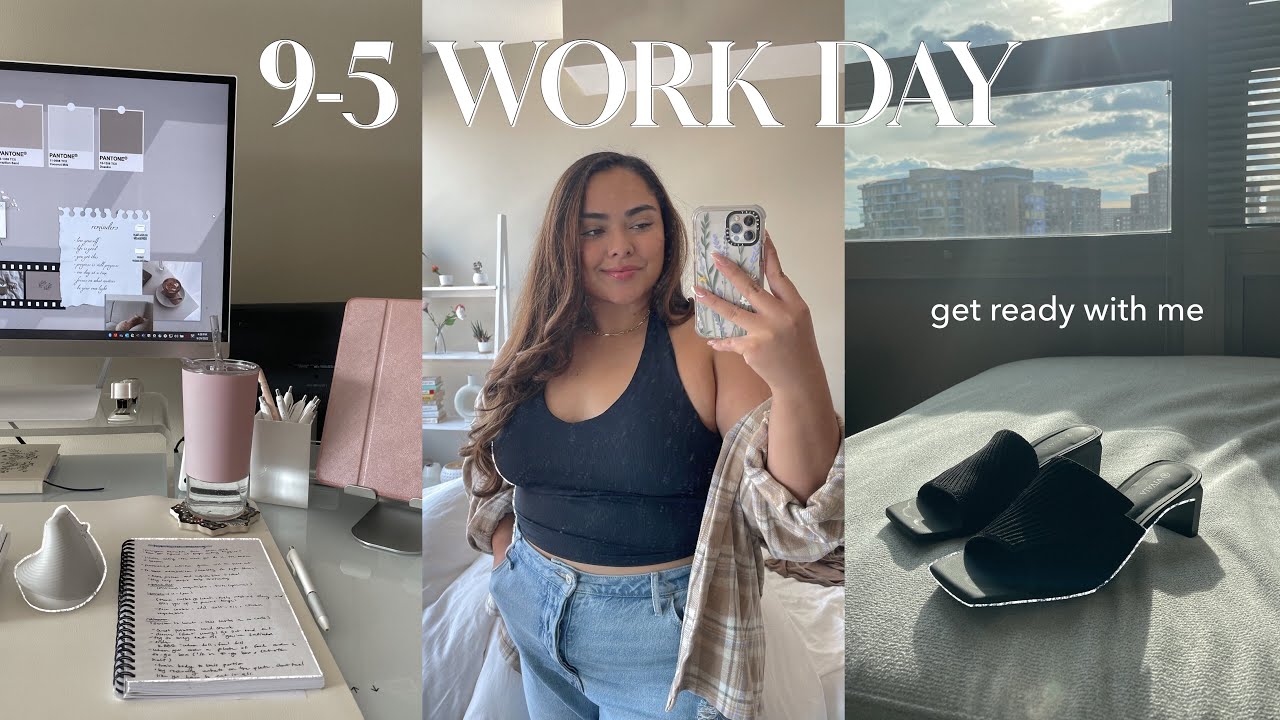 WORK DAY IN MY LIFE | career change, healthy hair care routine & more!