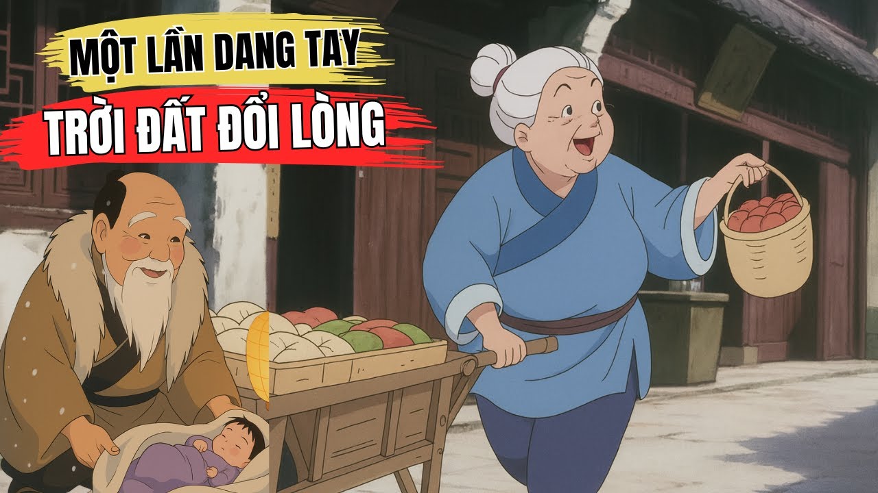 Bà lão BÁN ĐẬU PHỤ Cứu đứa trẻ bên cầu tuyết - không ngờ nuôi lớn một vị THẦN Y cứu người khắp vùng!