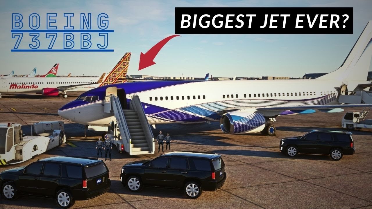 FLYING THE $100 MILLION BOEING BUSINESS JET OVER DUBAI - Microsoft Flight Simulator