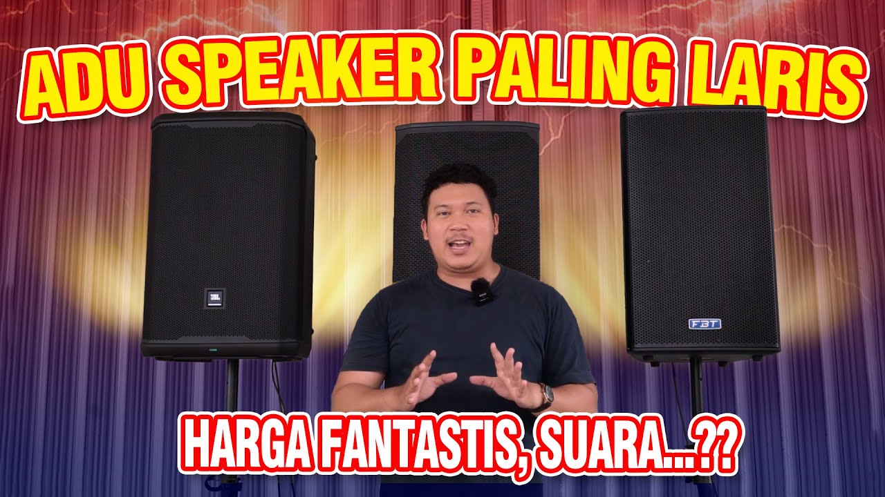 KETEMU LAWAN SETARA, 3 SPEAKER PA INI DI ADU KUALITASNYA | Review JBL PRX915 | EV EKX15P | MITUS115A