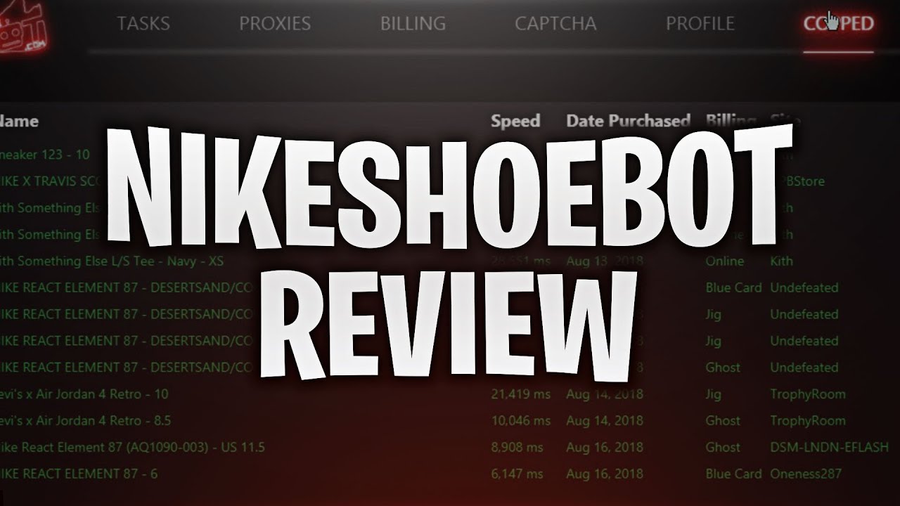 NikeShoeBot BOT REVIEW! (BEST SNEAKER BOT!)