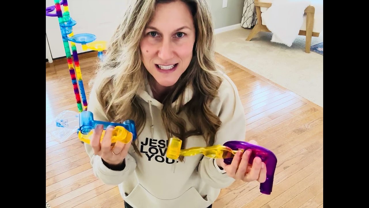 So much Imaginative Play and More STEM Learning Marble Run