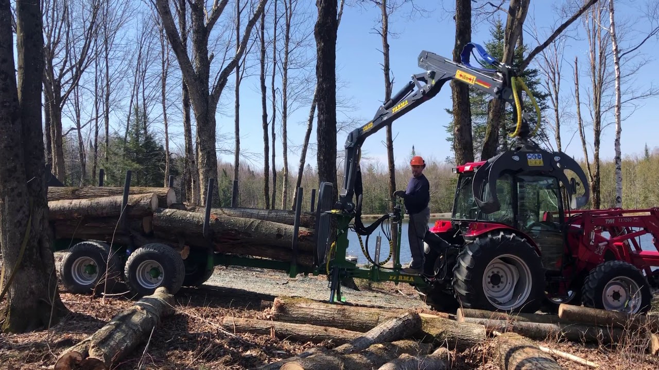 FARMA 5,0-T8 crane and trailer