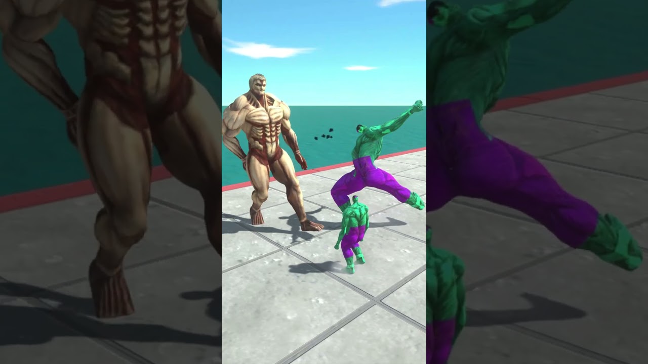 Armored Titan VS Hulk Titan 💀