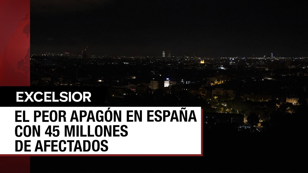 España se queda sin energía eléctrica y se desata el caos