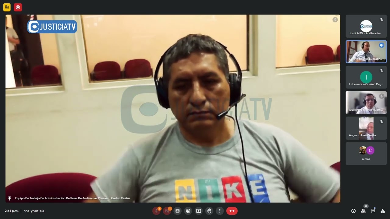 Instalación de juicio oral contra Fermín Domínguez Rosas