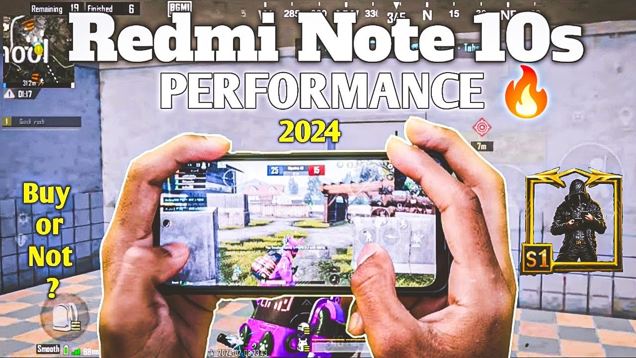 REDMI NOTE 10s PUBG & BGMI HANDCAM TEST 💥 || REDMI NOTE 10s IN 2024 BUY OR NOT