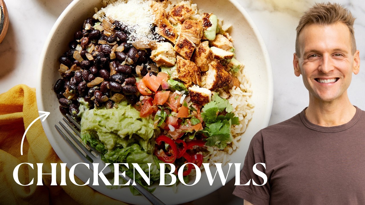 Chicken Burrito Bowls (Chipotle-Style!)